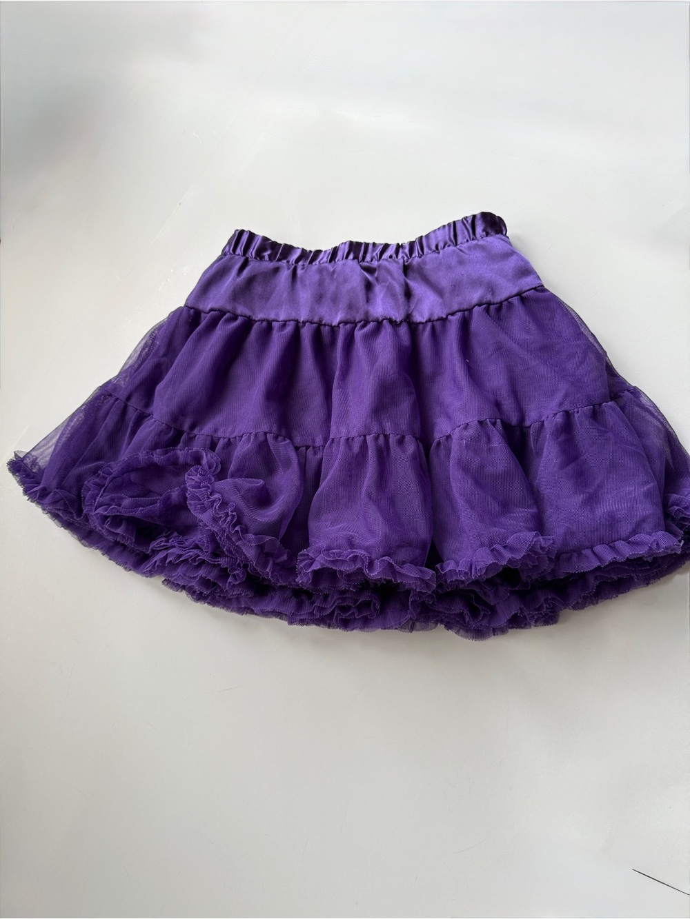 Circo Toddler Girls Purple Tiered Mesh Ruffle Tutu Skirt Size 3T Y2K Barbie